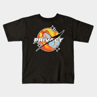 Privacy Melty Space Kids T-Shirt